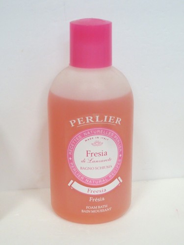 PERLIER FREESIA FOAM BATH 33.8 OZ *JUMBO SIZE / LOW FILL*