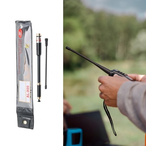 AL800 Double Bands 144/430MHz SMA-Females Telescopic for WalkieTalkie - Zdjęcie 2 z 8