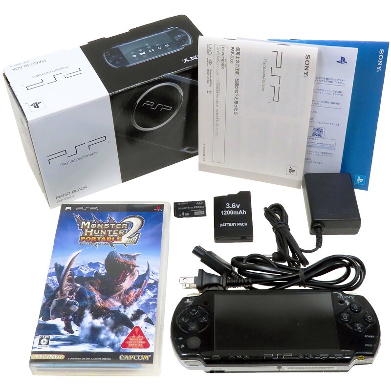 Sony PSP-3000PB Piano Black Console Japan Import Playstation 