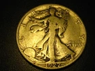 1927-S 90% Silver Walking Liberty Half Dollar Fine ^^^^^