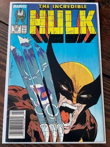The Incredible Hulk #340 Signed by Todd McFarlane