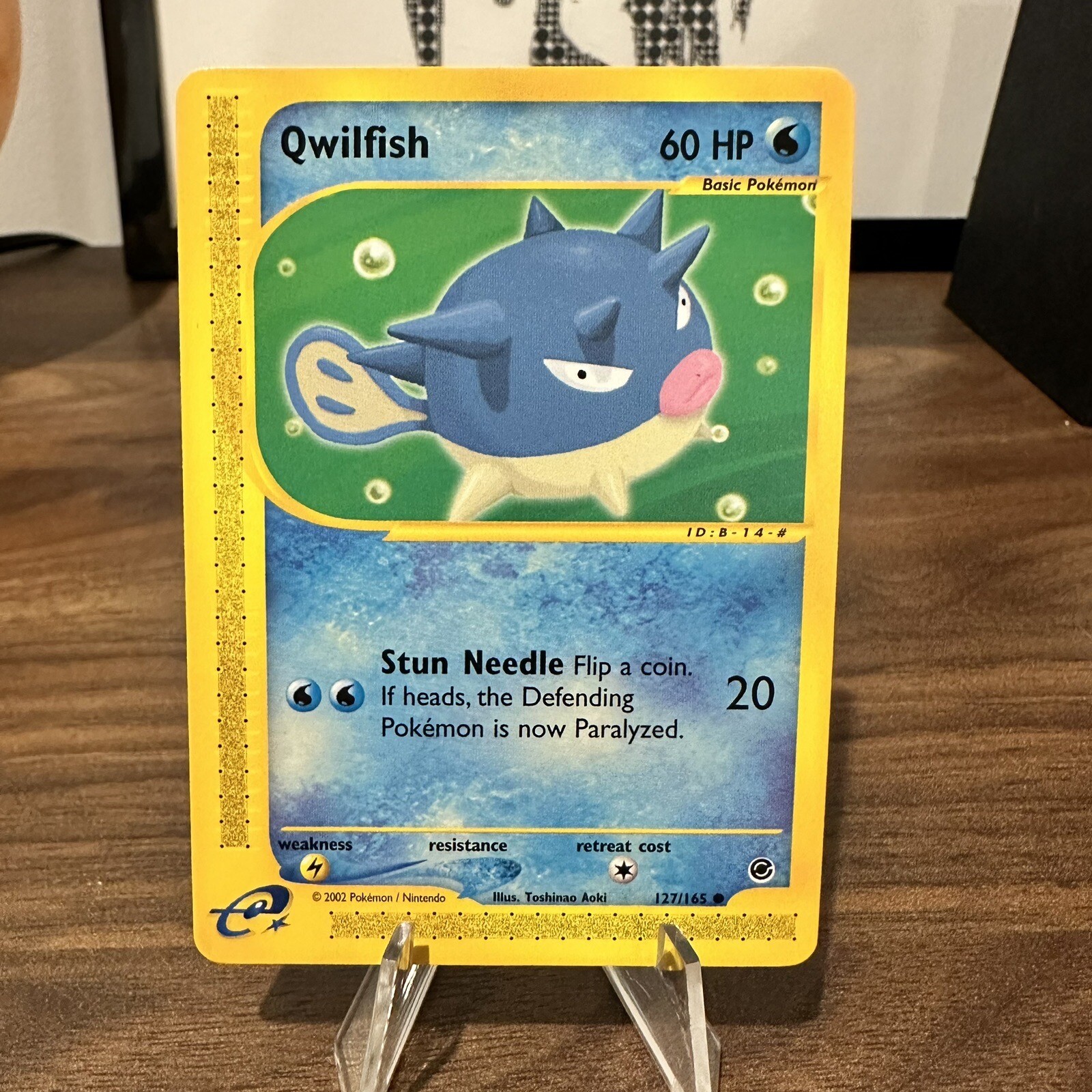 Qwilfish 127/165 Non-Holo Expedition Pokémon TCG NM