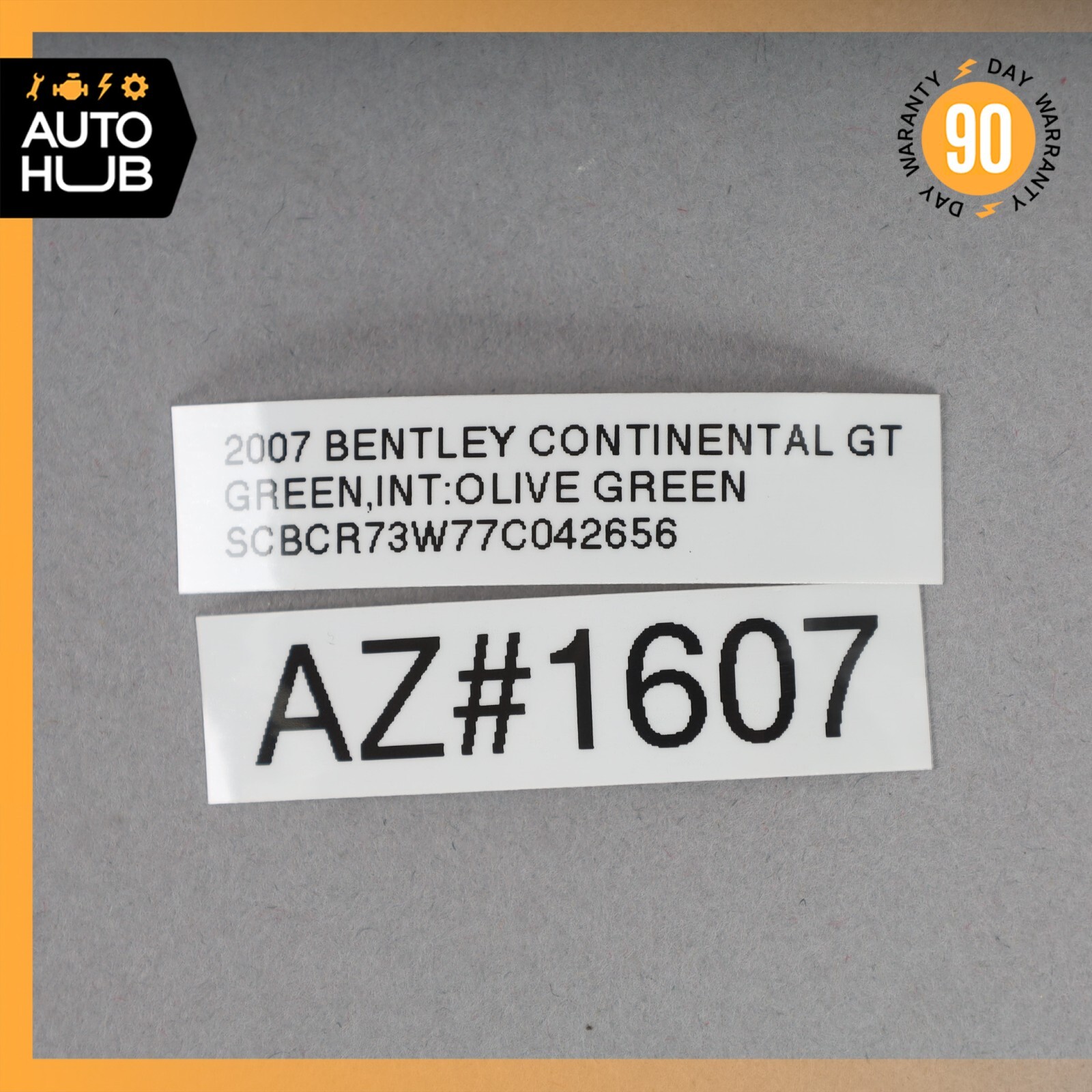 03-10 Bentley Continental GT GTC Front Right Passenger Side Seat Cover Trim OEM