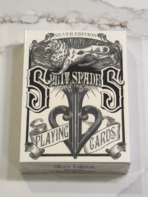 トランプ Holographic Split Spades playing cards Split Spades Holographic Artist Proof Set Playing Cards