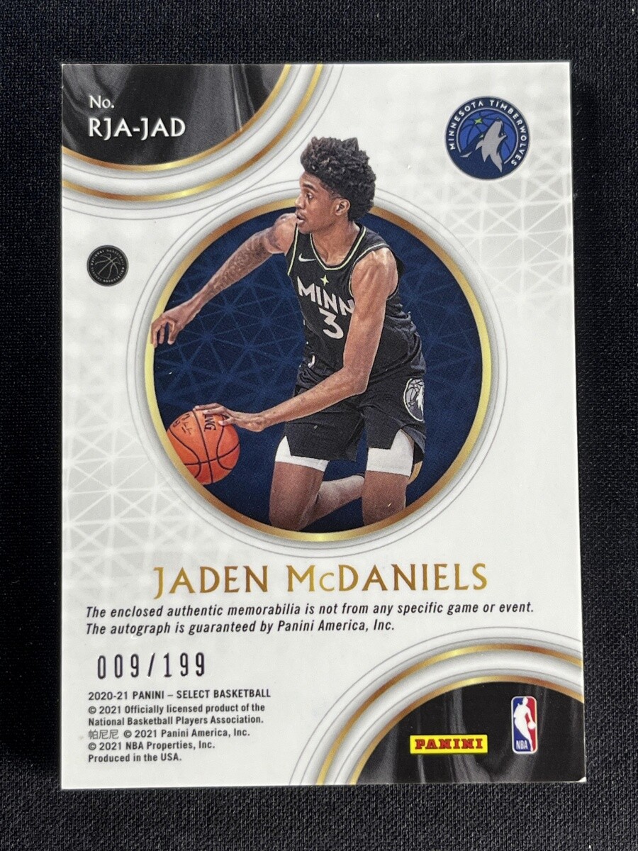 【35枚限定RPA】Jaden McDaniels RC 2枚セット Jaden Mcdaniels | eBay
