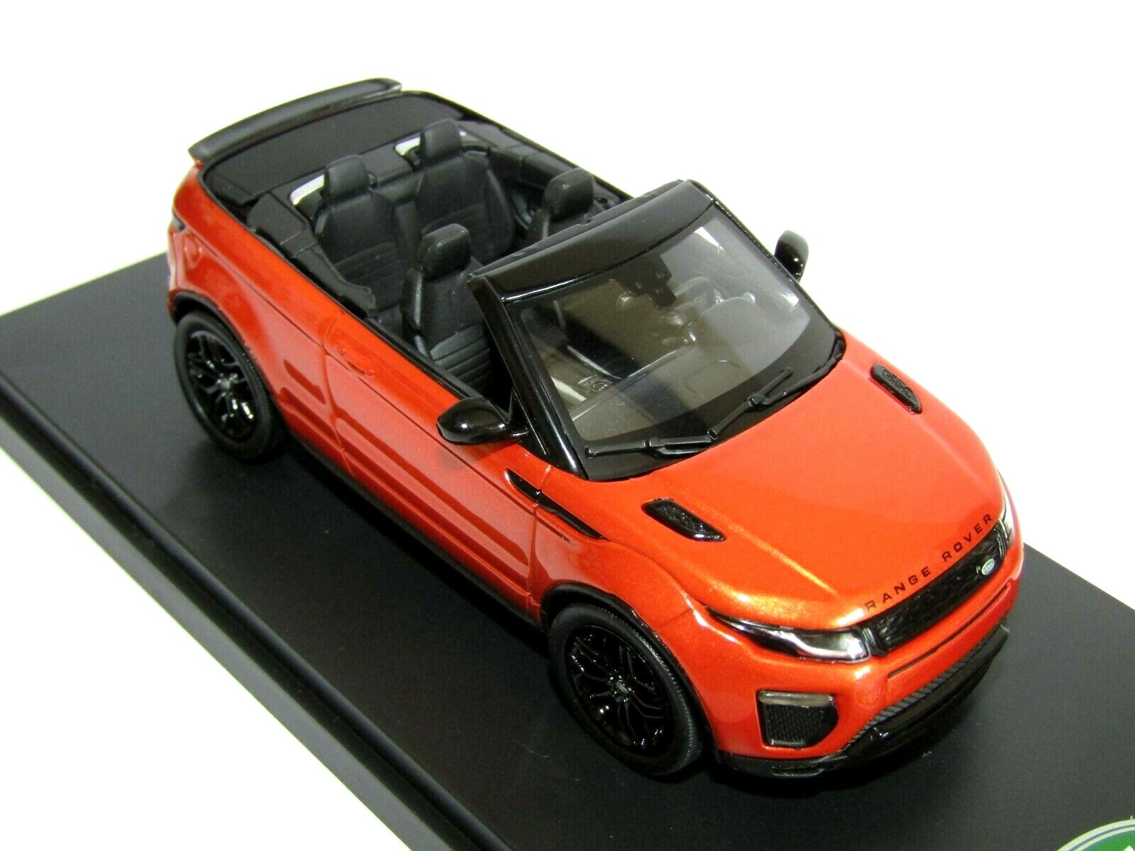 TSM RANGE ROVER EVOQUE CONVERTIBLE PHOENIX ORANGE 1/43 LAND ROVER DEALER BOX