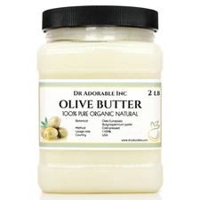 Premium Olive Butter Fresh Organic Skin Body Hair Health Care Multi-Purpose 