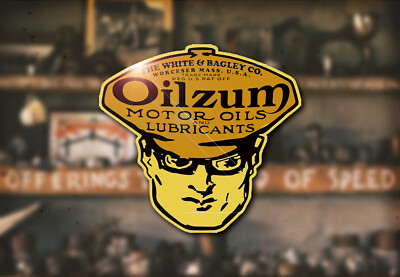 Vintage Oilzum Water Decal Hot Rod Rat Flathead Ford Drag Race Oil Model A T 32