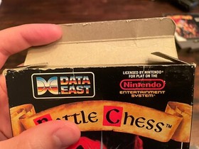 Battle Chess (Nintendo NES, 1990) - Complete - Cart/Box/Manual, Styrofoam