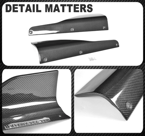 Faldón lateral de carbono para BMW M2 F87 Coupe 16-17 alerón lateral aletas divisor - Imagen 12 de 12