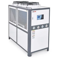 CREWORKS 20 Ton 30HP Industrial Air-cooled Chiller 66 gal. Tank LCD Display