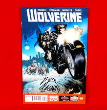 WOLVERINE #4 SILVER SAMURAI SIGNED BY ARTIST RYAN STEGMAN