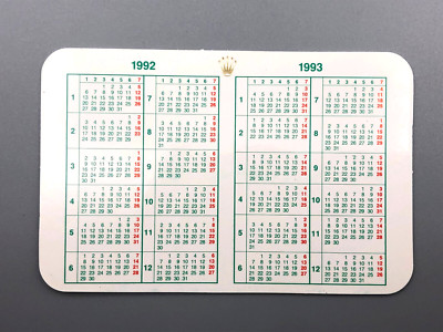 VINTAGE NEW OLD STOCK ROLEX 1992 - 1993 CALENDAR GMT MASTER SUBMARINER DATEJUST