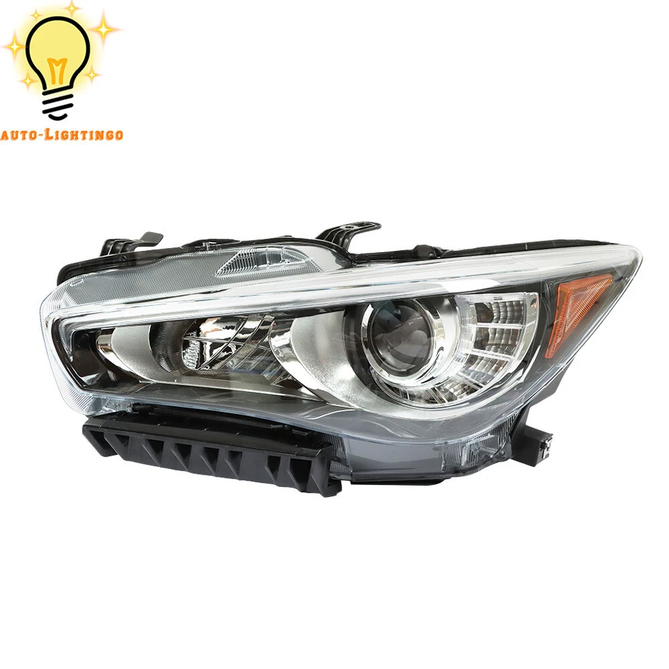 LED Headlight For Infiniti Q50 2014-2016-2017-2019-22 Driver Side LED DRL NO AFS - Изображение 2 из 4