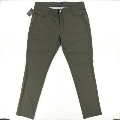PHENIX Grant Pants Mサイズ 美品 Peter Millar High Stretch Bingham 5 Pocket Golf Pants Green