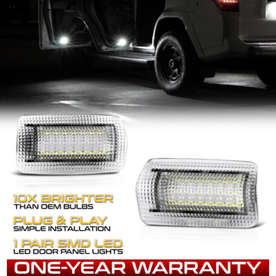 [SUPREME WHITE] LED Side Door Light Lamp For Toyota Camry Prius Avalon 4Runner