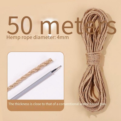 Natural Sisal Rope for Cat Scratching Post Replacement DIY Cat Scratching Rope - Picture 15 of 17