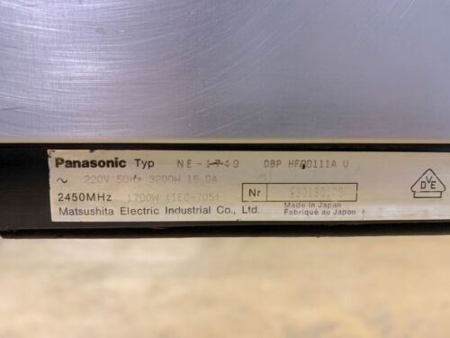 Panasonic NE1740 Hochleistung Mikrowelle Gastronomie Gewerbe 46541 - Bild 9 von 11