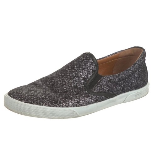 Jimmy Choo • Semi lurex skate shoe with polka dots, metallic, silver, size 8 - Picture 15 of 15