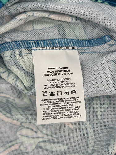 The Nike Polo Golf Women Floral Print Shirt Logo Crop Loose Dri-FIT Size XL New - Picture 7 of 13