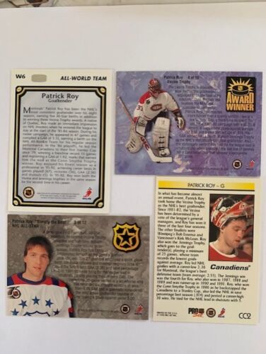 PATRICK ROY -Montreal - 1992-93 tarjetas de inserción/paralelo/SP/base - Tú eliges - Envío gratuito - Imagen 5 de 10