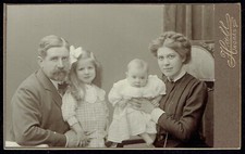 CDV Photo Family, phot. Hall, Borås, Sweden (5232)