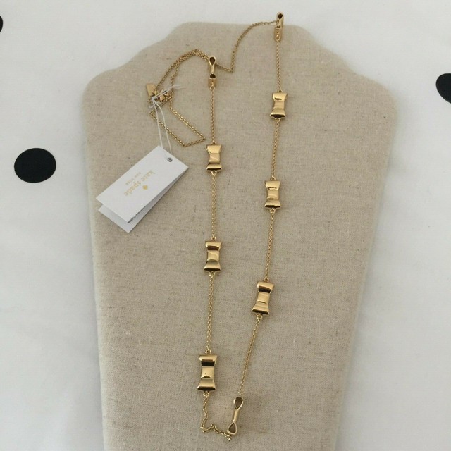 Kate Spade Gold Bow Necklace eBay