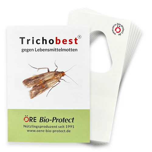 Trichobest® Schlupfwespen gegen Lebensmittelmotten 6 Karten à 3 Lieferungen