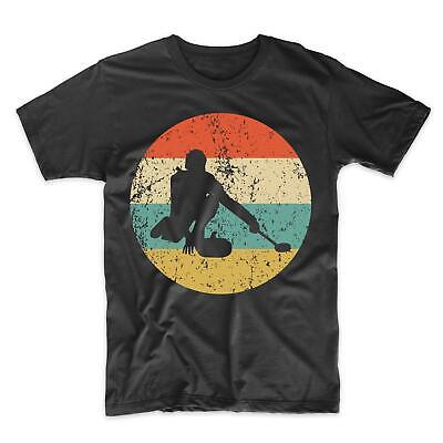Curling Shirt - Vintage Retro Curler T-Shirt Curling Shirt - Vintage Retro Curler T-Shirt