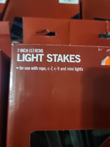 5 Boxes Box Lot 7” Outdoor Light Stake 25 ct New - Picture 3 of 8