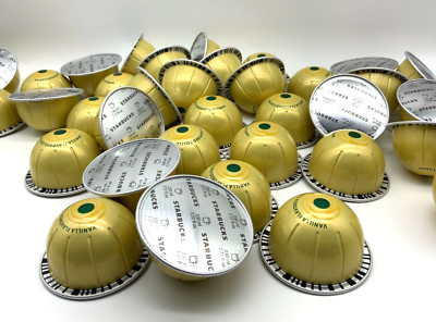 Starbucks Vanilla Flavored Coffee   Nespresso Vertuo Compatible, 96 Capsules
