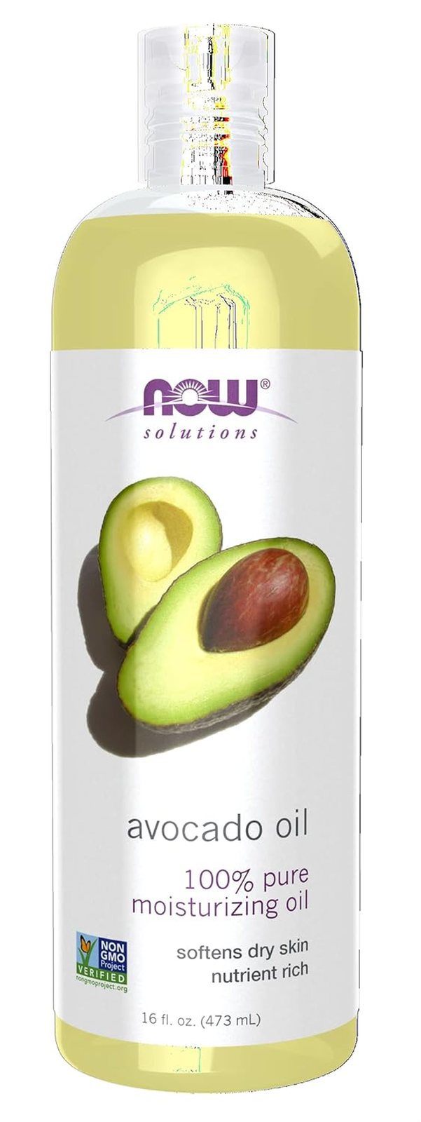Solutions, Avocado Oil, 100% Pure Moisturizing Oil, Nutrient Rich and Hydrating,