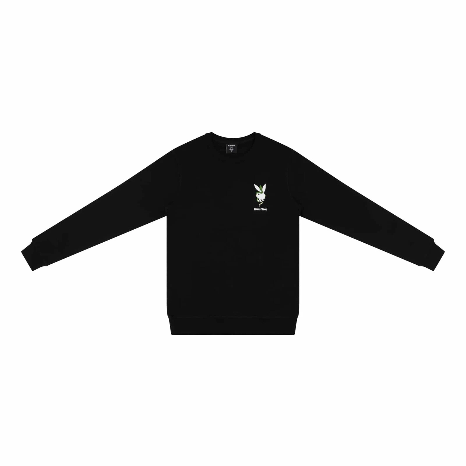 **RARA NUOVA** FELPA CON CAPPUCCIO PLAYBOY LA GRANDE RANA SERPENTE NERA SUPREME ANTI L