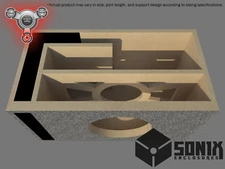 STAGE 2 - PORTED SUBWOOFER MDF ENCLOSURE FOR SKAR AUDIO EVL-10 SUB BOX