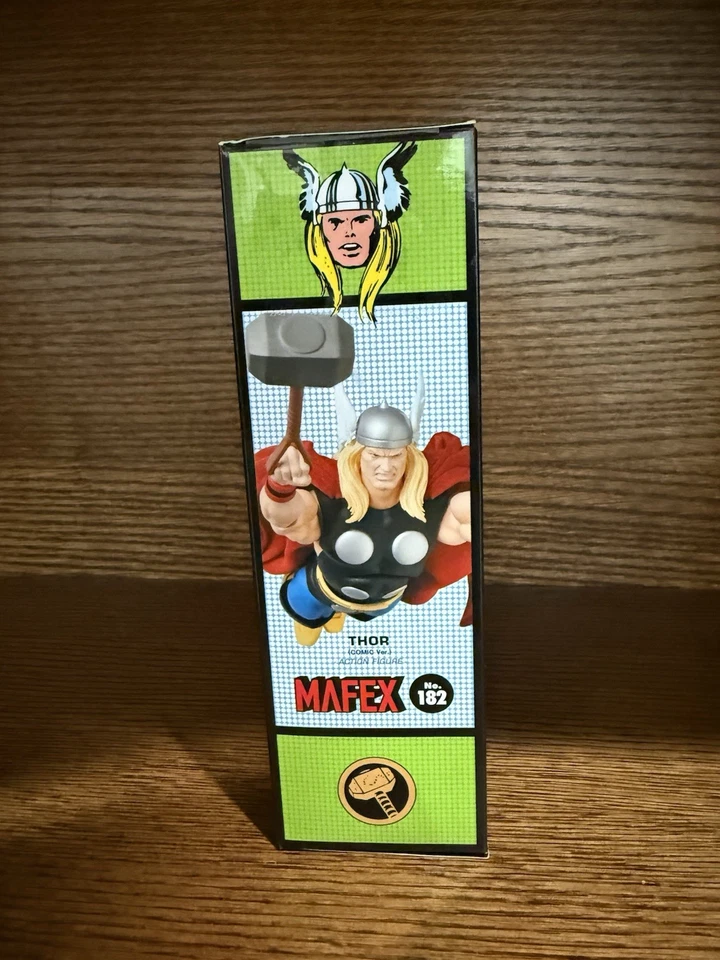 Figura de acción MAFEX No.182 The Mighty Thor Marvel Medicom Toy 6” Foto 2 de 4