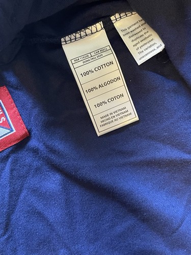 Men’s 3XL NWT New England Revolution Mitchell & Ness Long Sleeve Shirt Navy - Picture 11 of 11