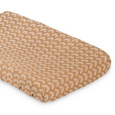 Lulujo Muslin Change Pad Cover - Fitted Changing for Boys Mudcloth