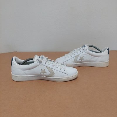 Converse Pro Leather Ox 155320C Mens White Blue SIZE 11.5 