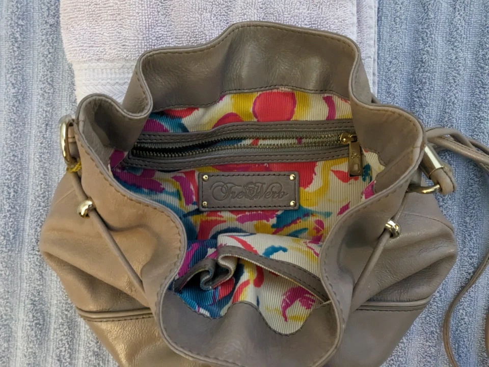 Tre Vero Tan Leather Purse Handbag - Image 3 of 4