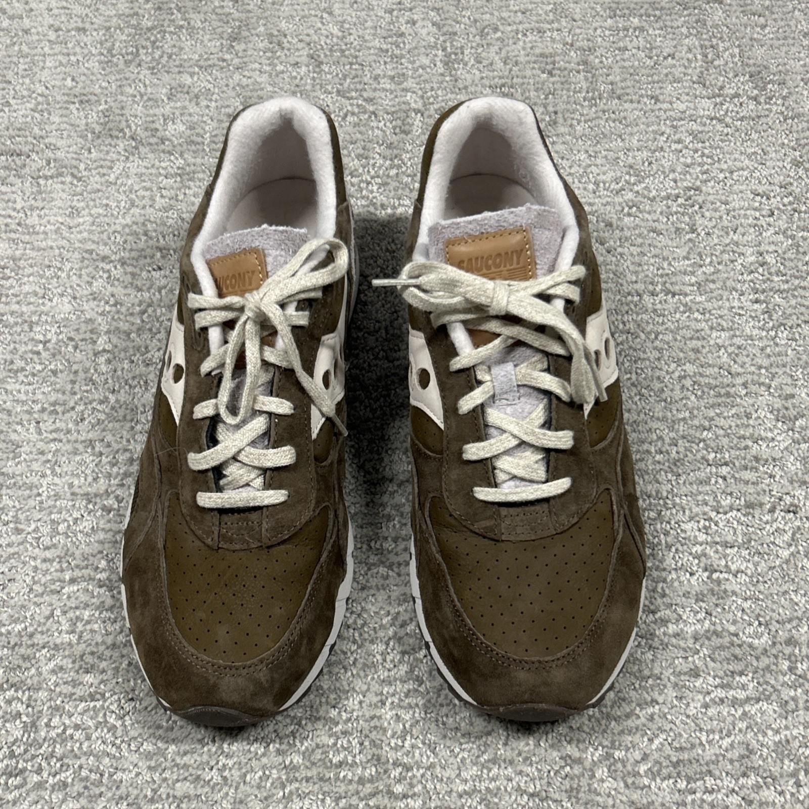 Saucony Originals Shadow Shoes Mens 11 6000 XT600 Brown Suede Sneakers S70859-1 thumbnail 4