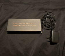 5 Port 5-Way 5x1 HDMI Switch 4K@60Hz HDR IR Auto Switch for TV/Projector (DESC.)