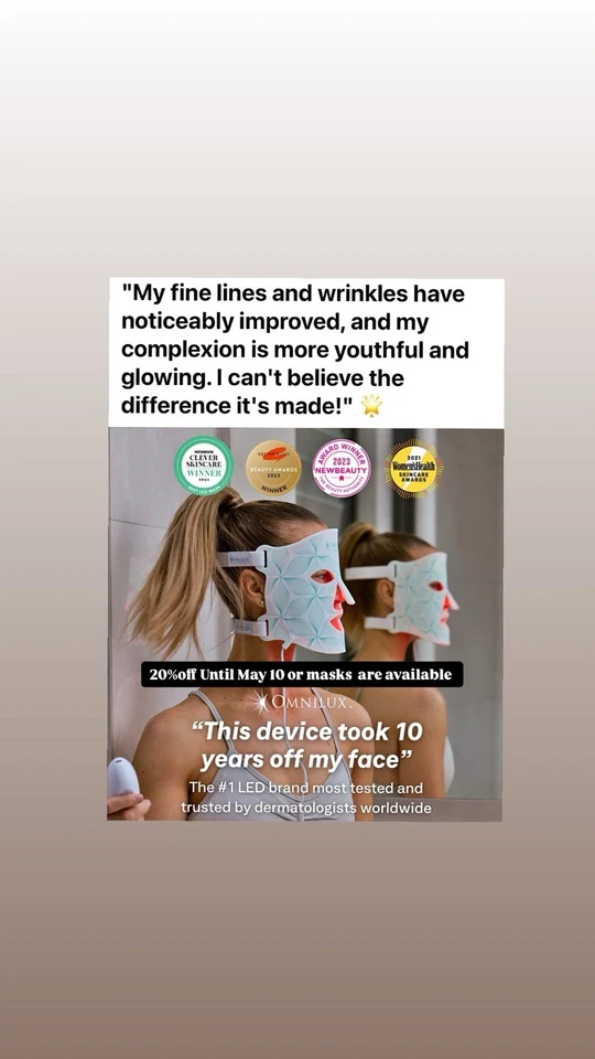 Omnilux Contour Face New and Sealed In Box With 3 Free Hydrogel Facial Masks 🎁 - Image 2 of 4