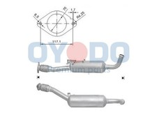 Oyodo 20N0033-OYO Dieselpartikelfilter DPF Rußpartikelfilter Euro 5 Abgasanlage