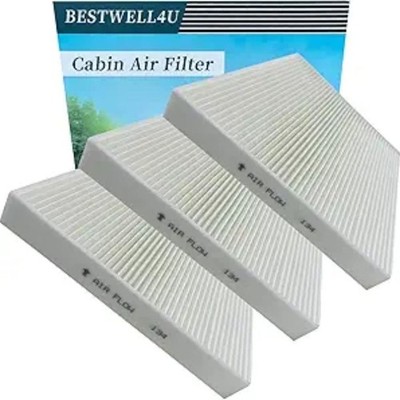 3 Pack White Cabin air filter, Replacement for CP134, CF10134