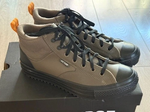 NEW Converse Shoes Boots Men 10 Brown CTAS Malden Street Mid Tectuff Leather