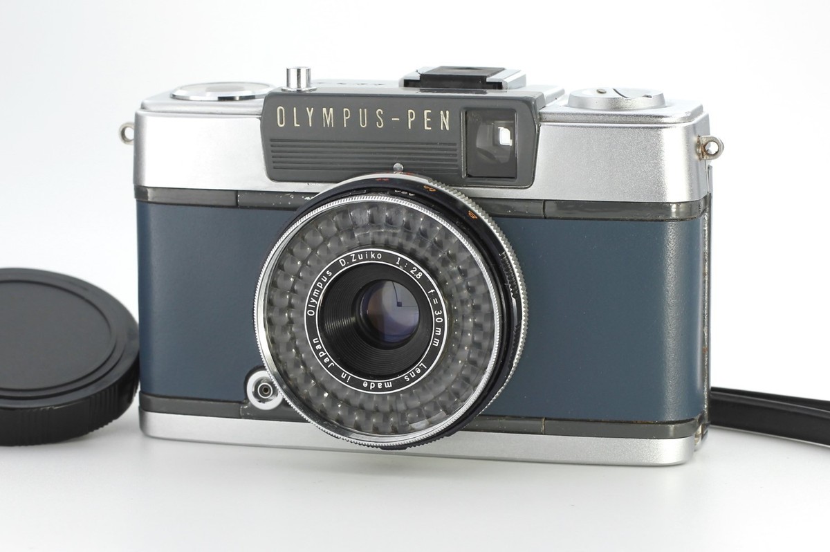 Olympus Pen EES-2 Dk.blue [CLA'd/N MINT] Half Frame Film Camera