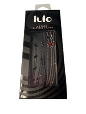 LULU 6 Pack Glasses Chains Eyeglass Sunglasses Holder Chain Beaded Fashion NEW