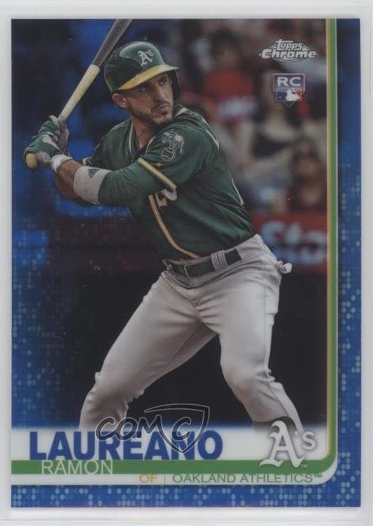 2019 Topps Chrome Blue Refractor 83/150 Ramon Laureano #178 2d9