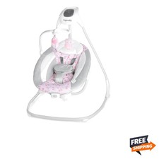 SimpleComfort Lightweight Compact 6-Speed Multi-Direction Baby Swing, Vibrati...