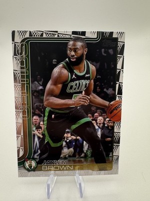 Jaylen Brown 2025 Topps TIP OFF NET FOIL PARALLEL SP #2
